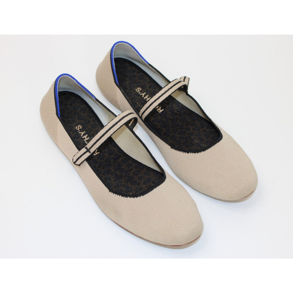 ROTHY'S Women's Mary Jane Tan Flats Shoe Size 10 - Picture 3 of 9